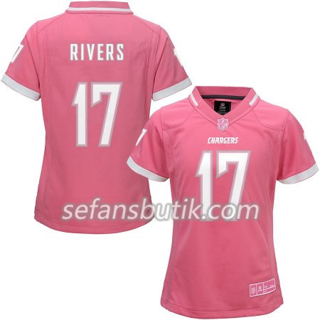 Los Angeles Chargers Philip Rivers 17 Nike Rosa - Dame Los Angeles Chargers Philip Rivers 17 Nike Rosa - Dame